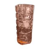 Vase Luminarc modèle Windsor rose 1970