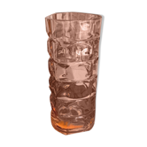 Vase Luminarc modèle Windsor rose 1970