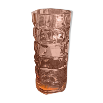Luminarc vase model Windsor pink 1970