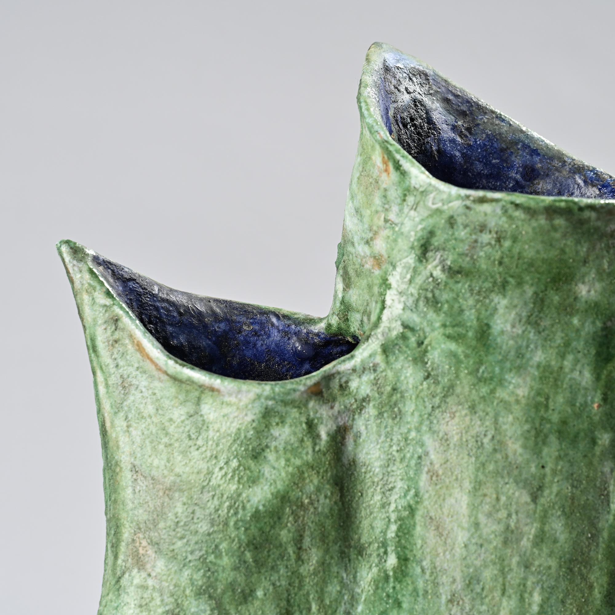 Unique piece, vase by Beatrice Cenci, Italy, circa 1960.