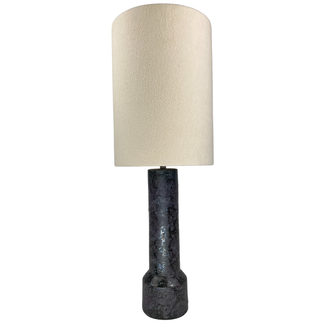 Dutch ceramic fat lava table lamp by Pieter Groeneveld 1960s