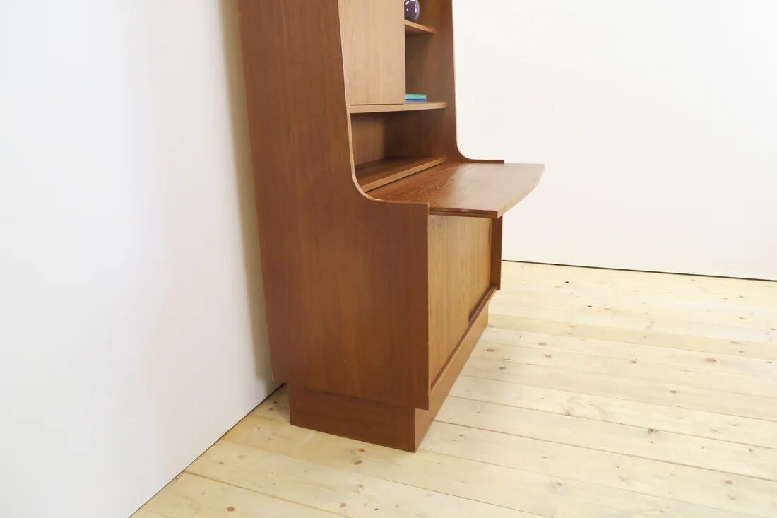 Teak bookshelf with storage unit, 1960s