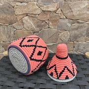 handmade, Moroccan basket, African basket, woven bowl, wall basket.