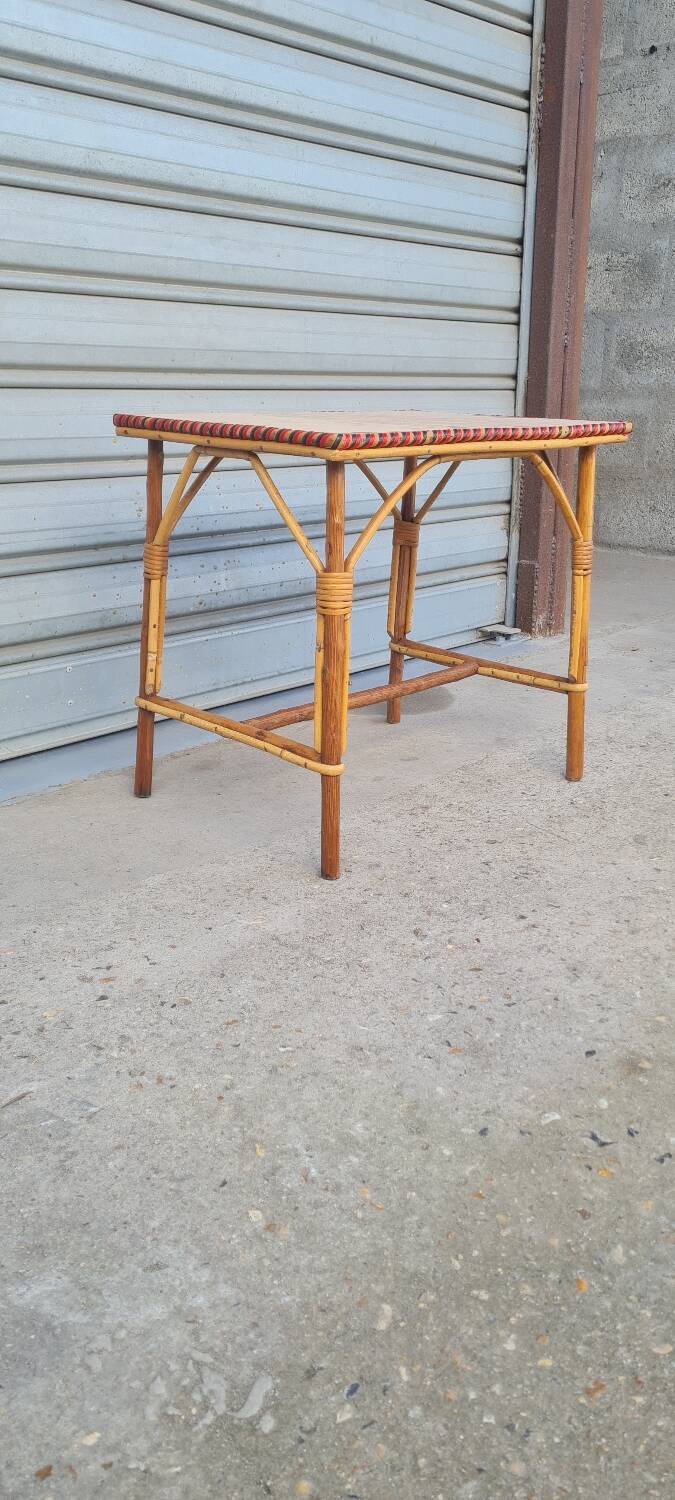 Rattan side table 1960
