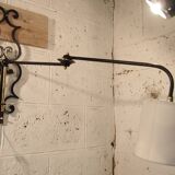 Applique murale articulée vintage lunel france 1960