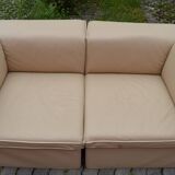 Modular Lübke Quattro Q System Leather Sofa