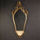 20th century Italian lacquered and gilded Louis XV style mirror