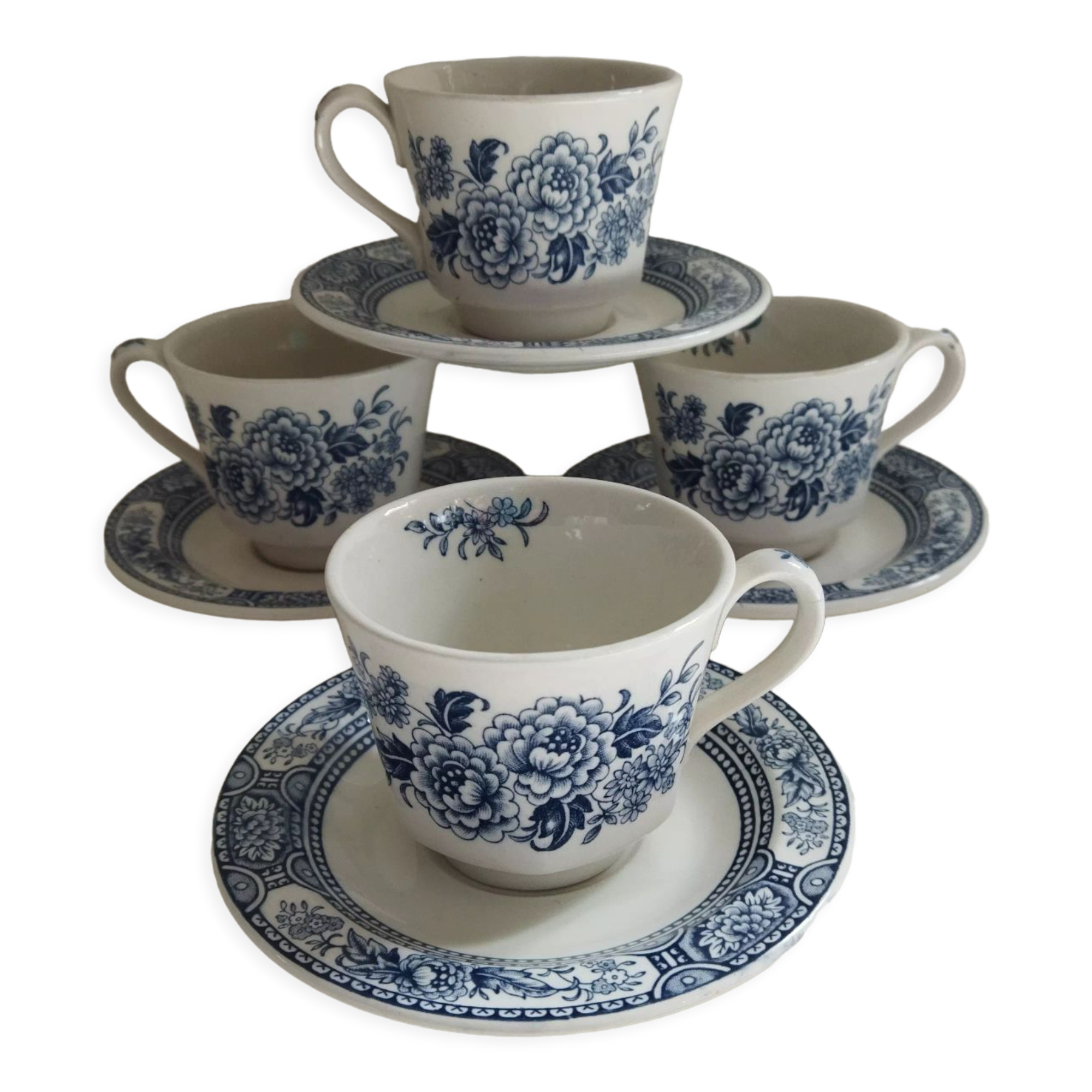 English coffee cups Ridgway Canterbury