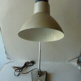Desk lamp, workshop, khaki metal, 1960s