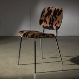 Printed Faux Fur Chair