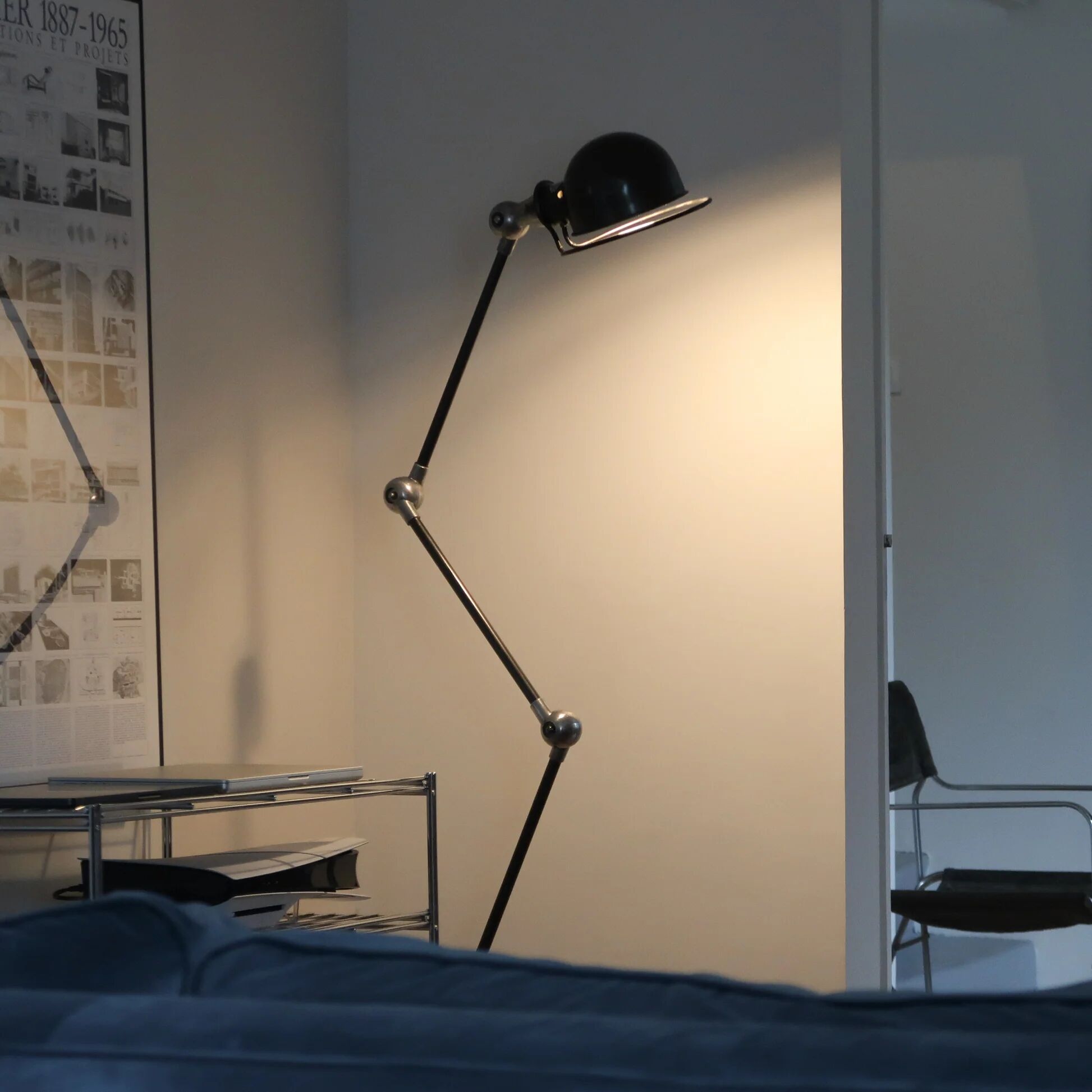 Jieldé floor lamp with 4 arms