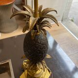 Lampe palmier en laiton