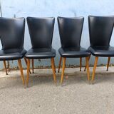 Lot of 4chaises Bauman essor