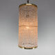 1960s brass & crytal chandelier by Preciosa Glassworks, Czechoslovakia