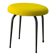 Tabouret en fer noir et laine bouillie, vert, 1960