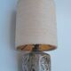 Small ceramic table lamp Vallauris signed YC Yves Clément