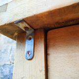 Old butcher's bill in solid beech