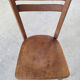 Baumann bistro chair No.19, medium oak, vintage, 50s