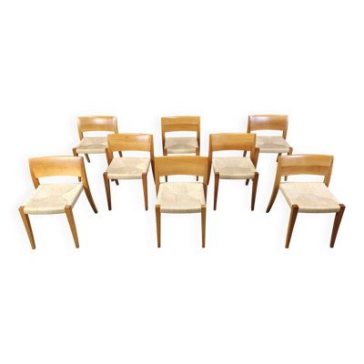 Chaises de salle à manger Ticino par Bruno Reichlin pour Molteni, années 1990