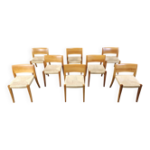 Chaises de salle à manger Ticino par Bruno Reichlin pour Molteni, années 1990