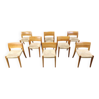 Chaises de salle à manger Ticino par Bruno Reichlin pour Molteni, années 1990
