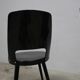 Pair of Baumann Montdor model chairs restored black 1980