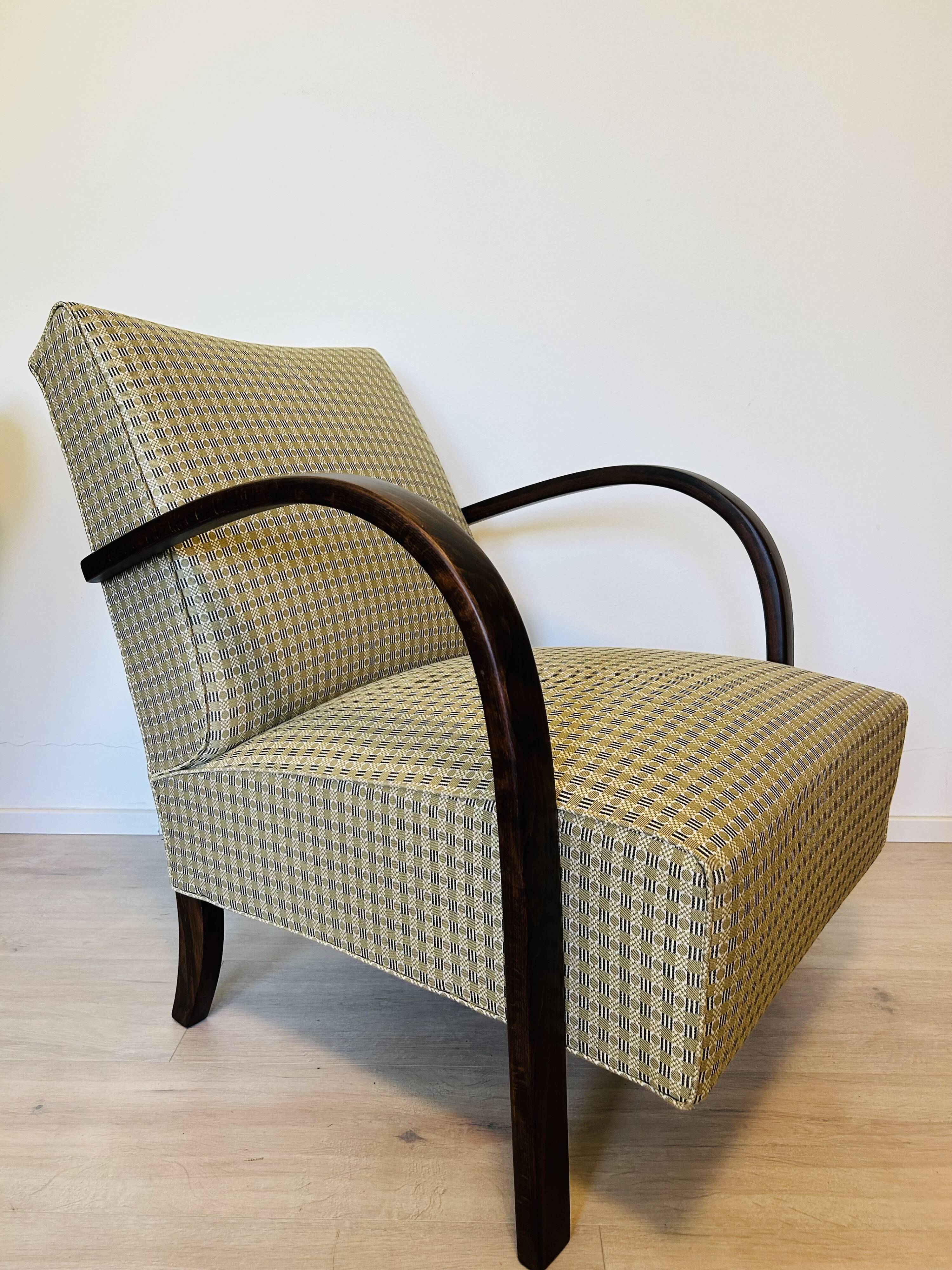 Fully Restored Thonet Lounge Armchair 1950's