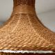 Large vintage rope pendant lamp design from the 70s