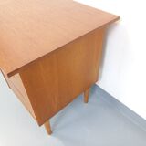 Vintage oak wood desk from the 60s