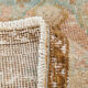 2x3 floral turkish vintage rug,2x3 doormat,95x45 cm,3.1x1.6 ft