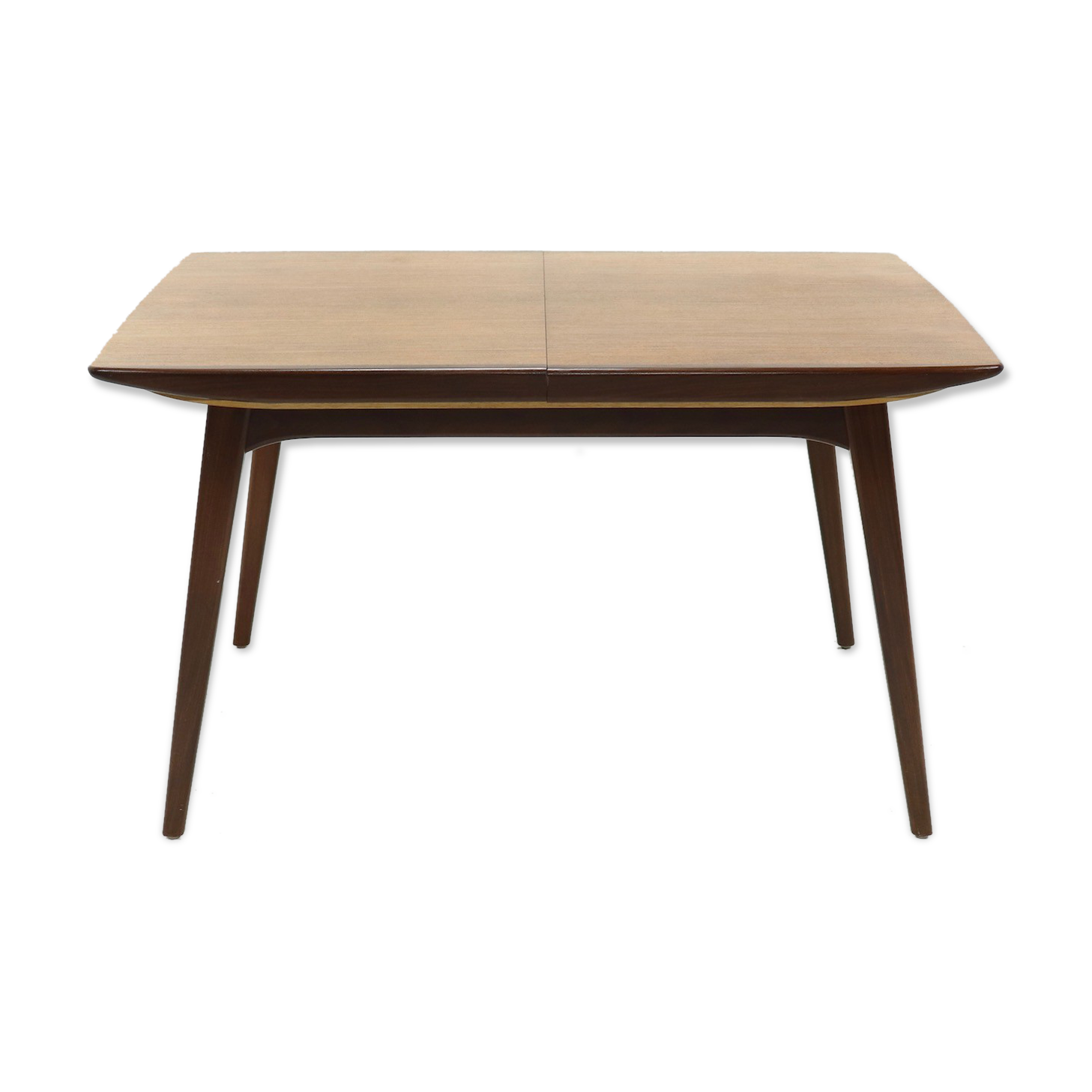 Extendable Teak Dining Table By Louis van Teeffelen for WeBe, 1950's