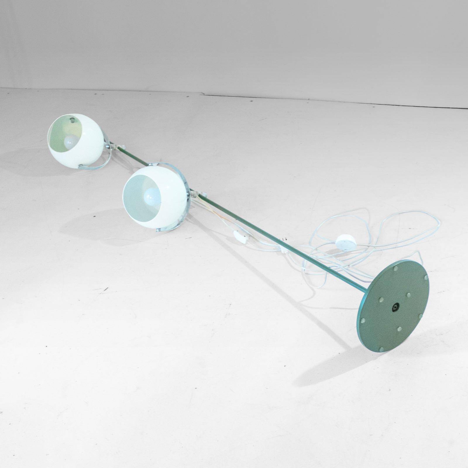 Space Age " Eye Ball " Vintage Floor Lamp in Style of Reggiani, Italy 1970s