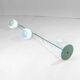 Space Age " Eye Ball " Vintage Floor Lamp in Style of Reggiani, Italy 1970s