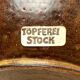 Mid-century German studio pottery vase from Töpferei Stock, 1960s.