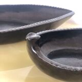 Set of 2 ceramic empty pockets from the 50s, signed ACCOLAY