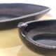 Set of 2 ceramic trinket trays from the 1950s, signed ACCOLAY
