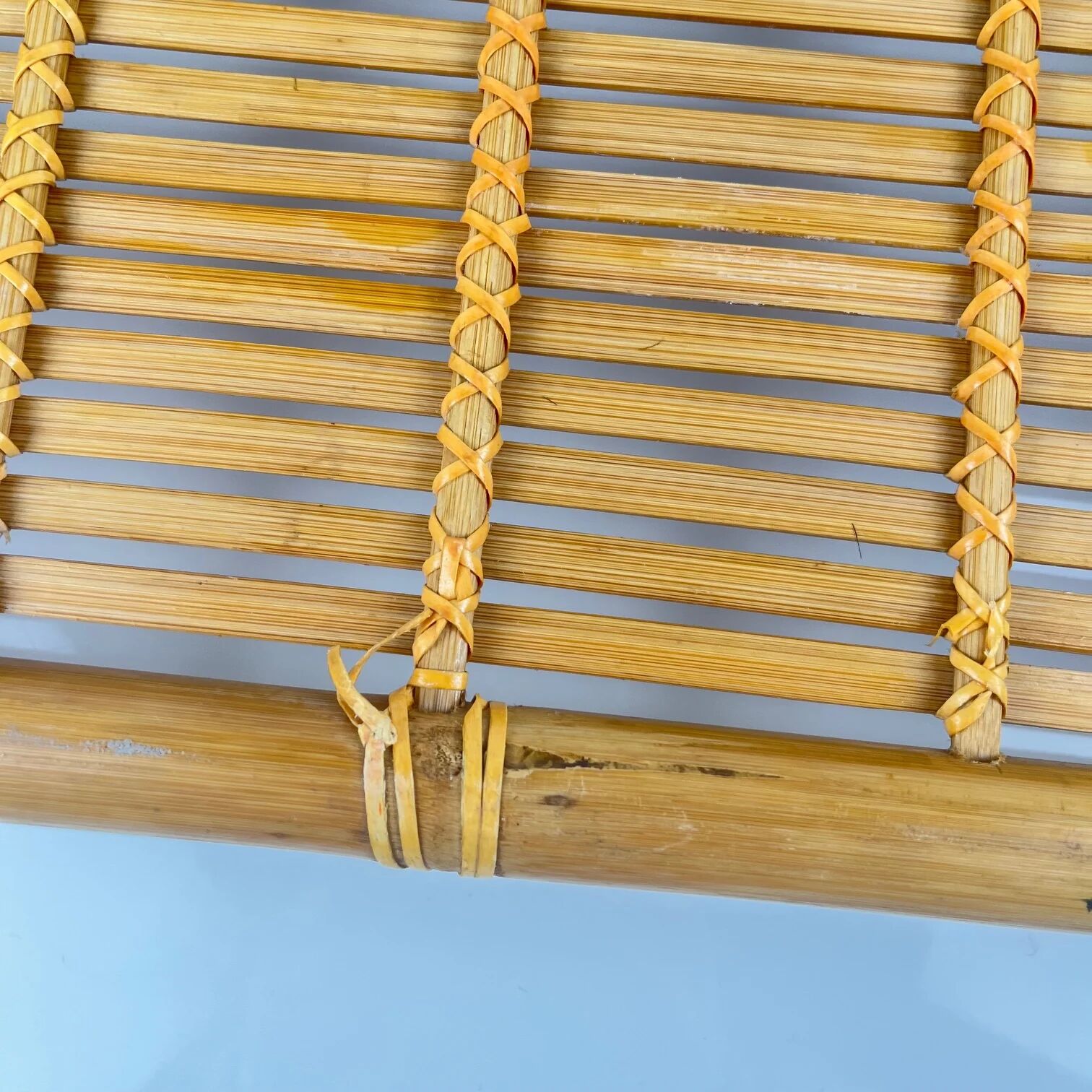 Bamboo tray with handle, 1960s/70s