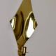 Pair of Swedish brass wall sconces from the mid-century.