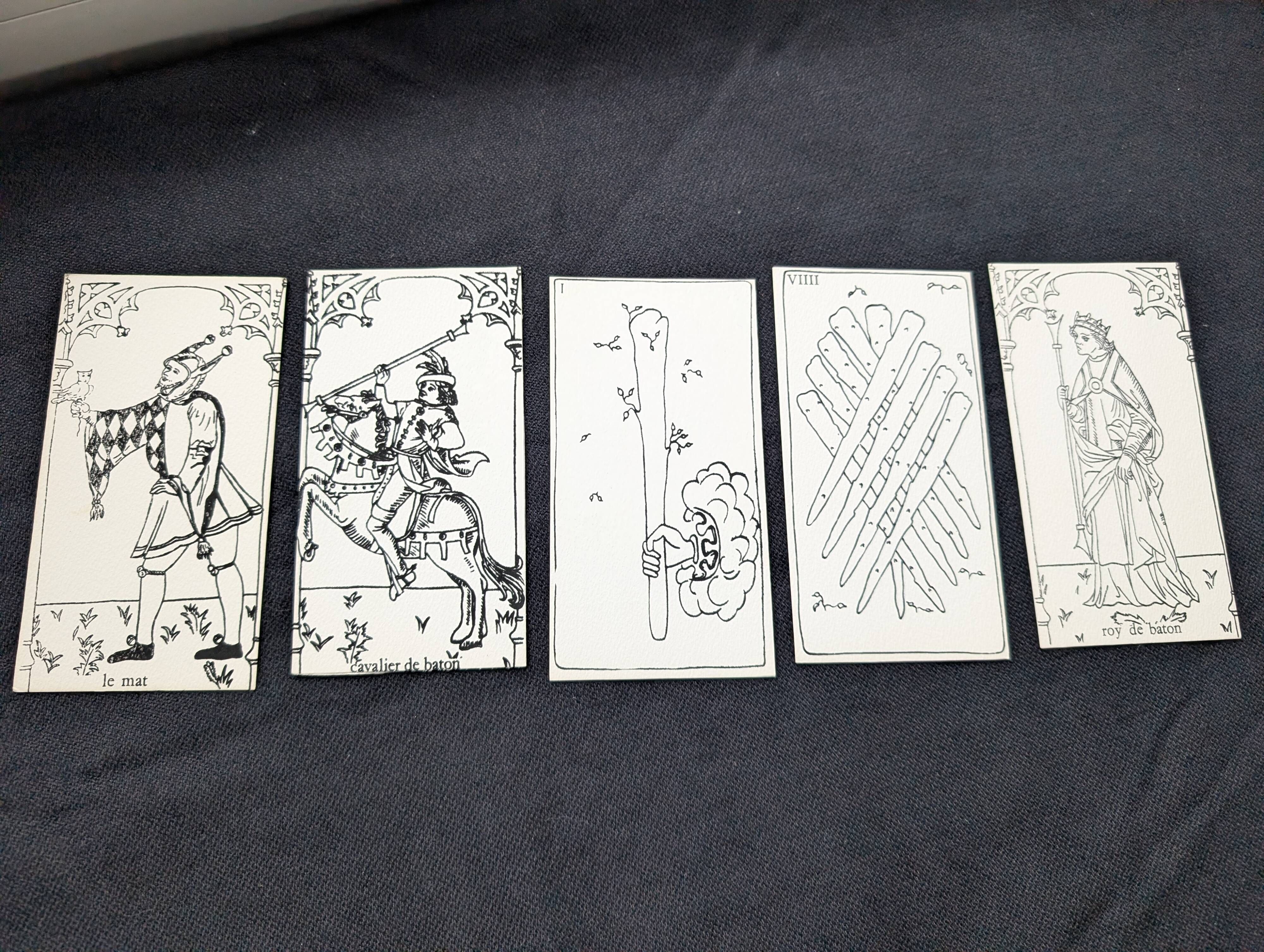 Rare copy "The French Tarot", exceptional number 173/2200