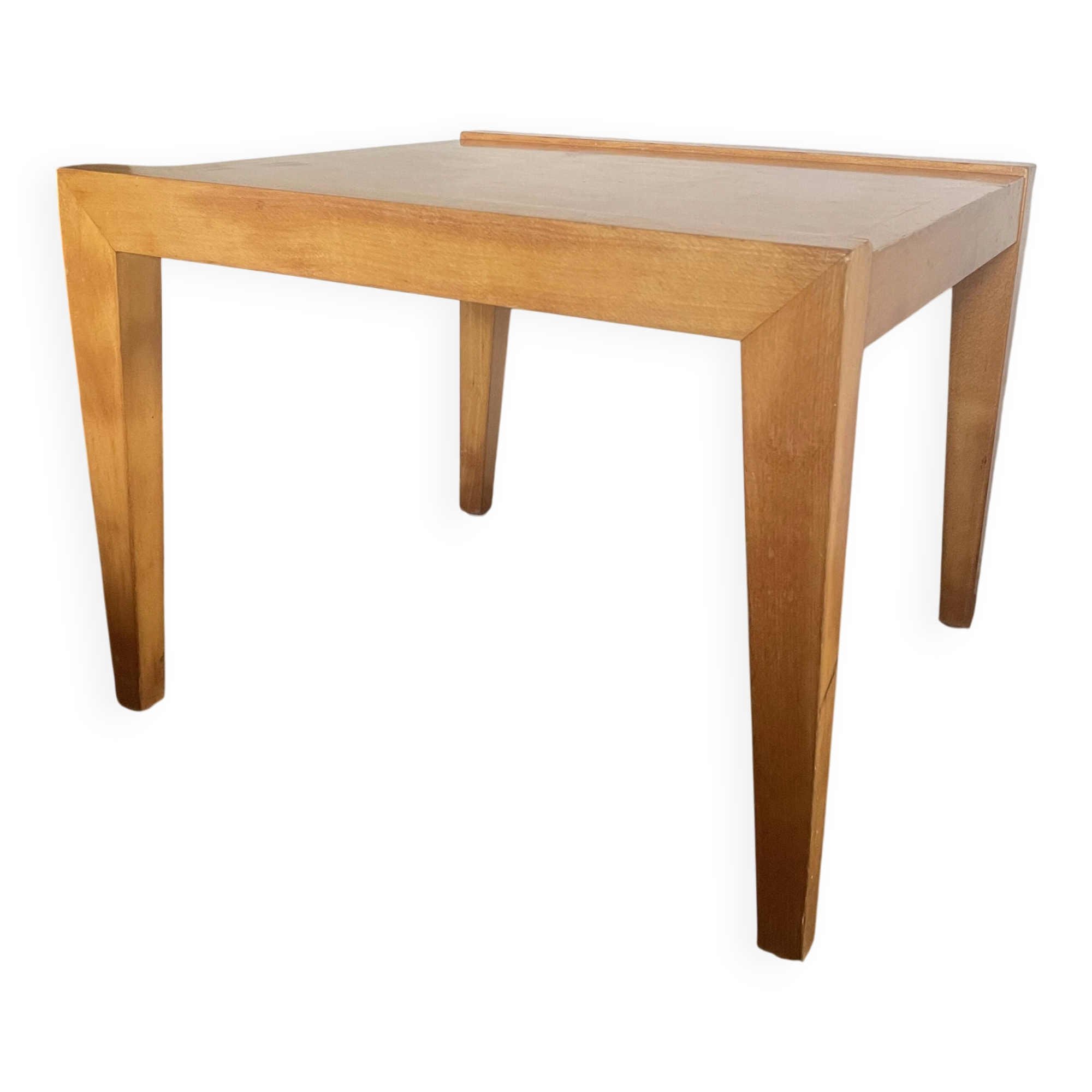 table d'appoint vintage en bois clair style Séverin Hansen