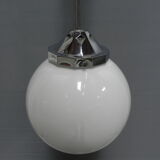 Art Deco hanging lamp with glass globe