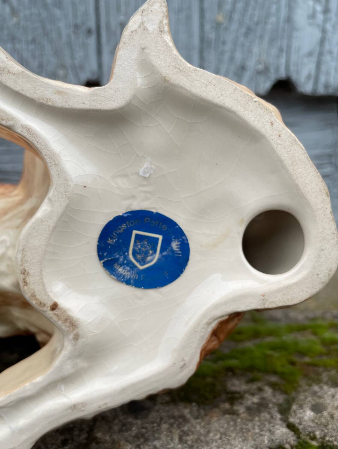 Vintage Kingston Pottery England Dog.