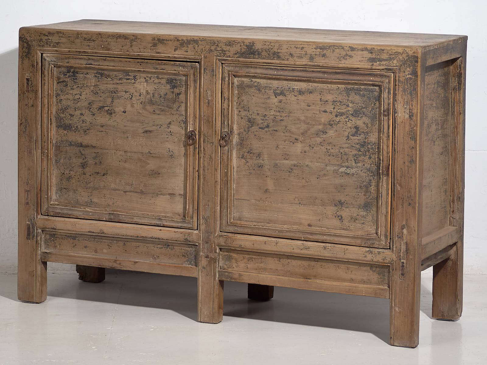 Small antique sideboard with grey patina (circa 1900) #80