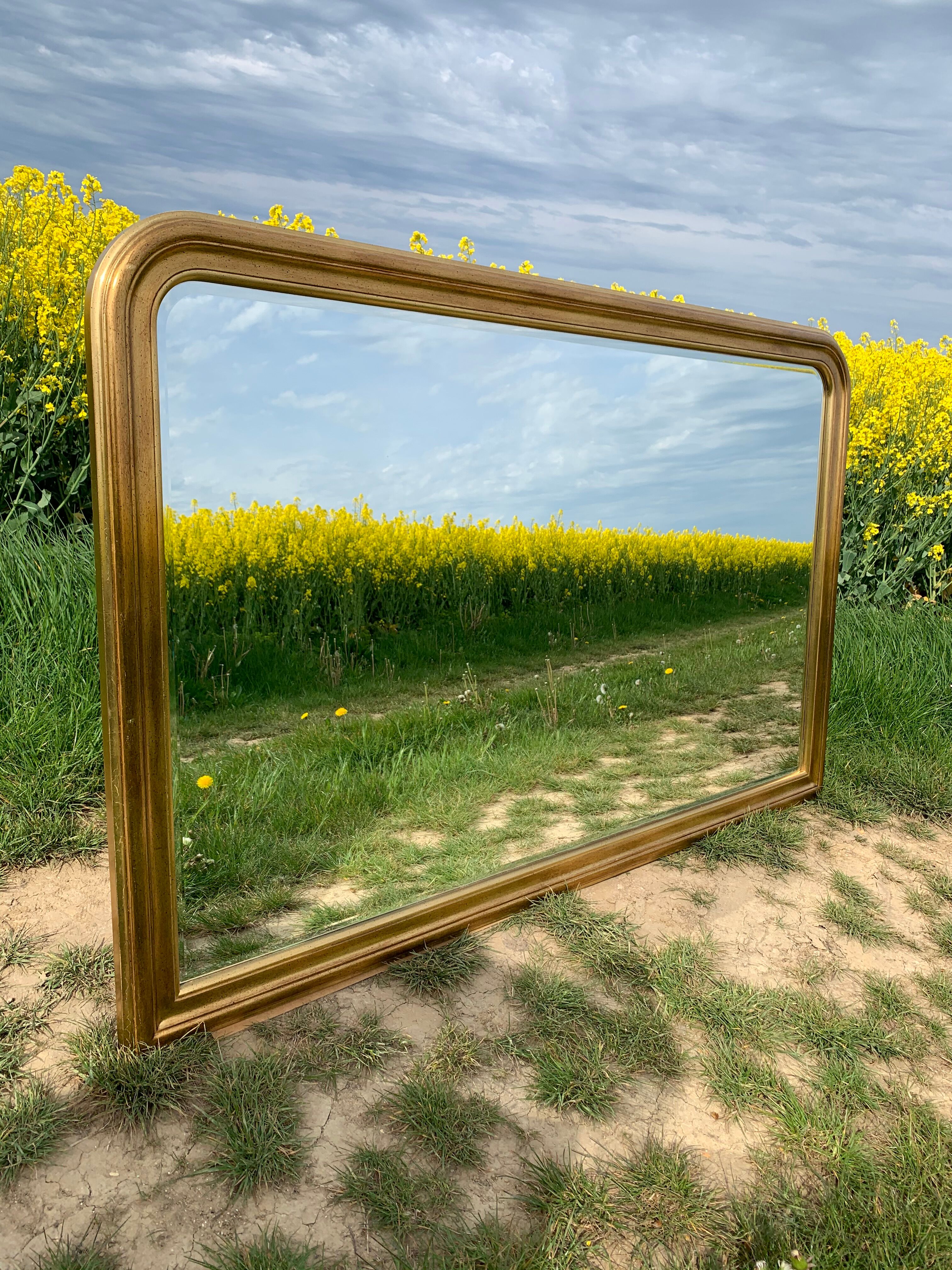 Bevelled mirror 152x97cm