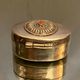 Oval silver box enhanced with coral Middle East India Asia