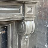 Grande cheminée Napoléon III en marbre noir de Belgique, vers 1880