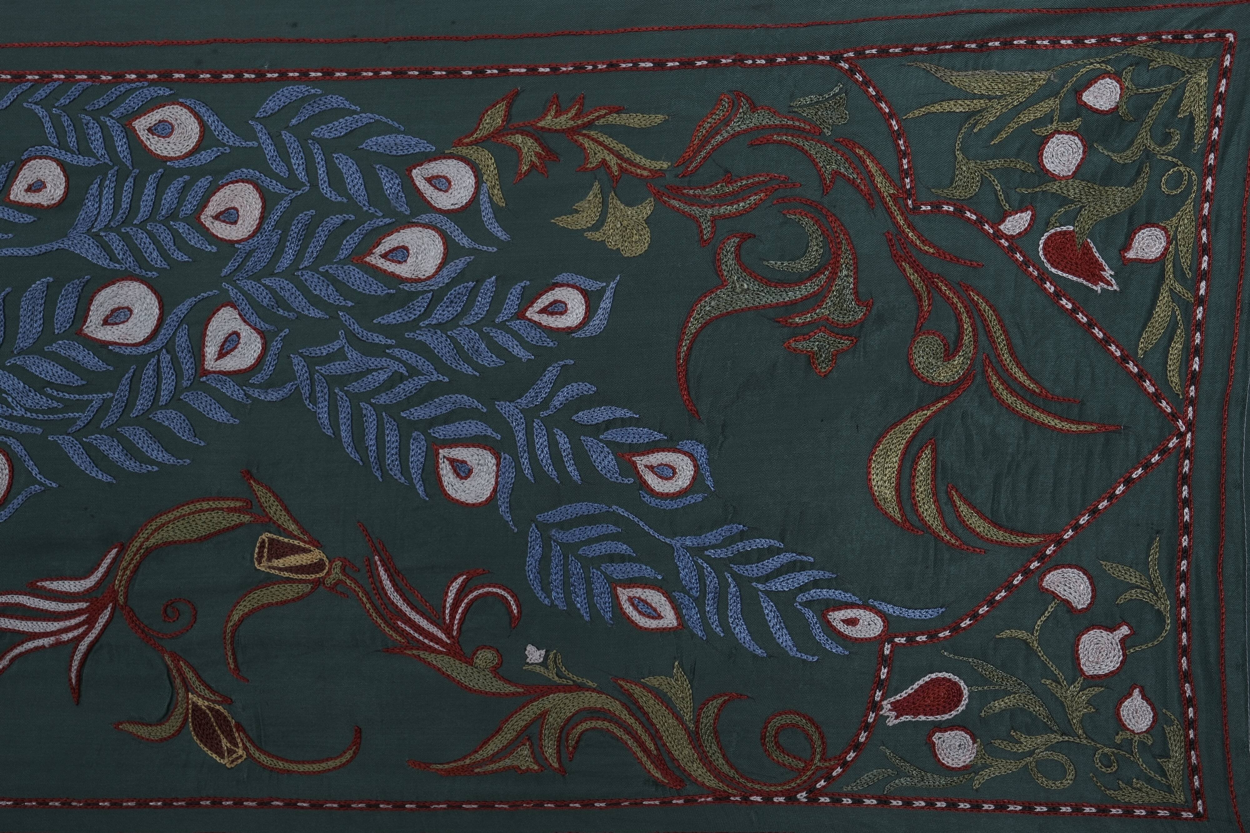 Hand knotted rug, vintage turkish rug 53x184 cm