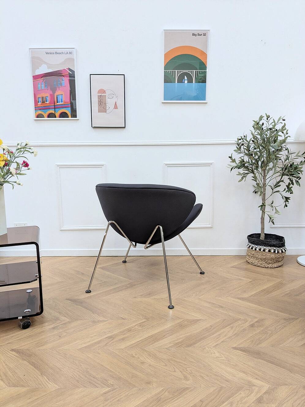 Vintage designer armchair