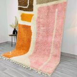 Handmade pure wool rug, size 150 x 250 cm