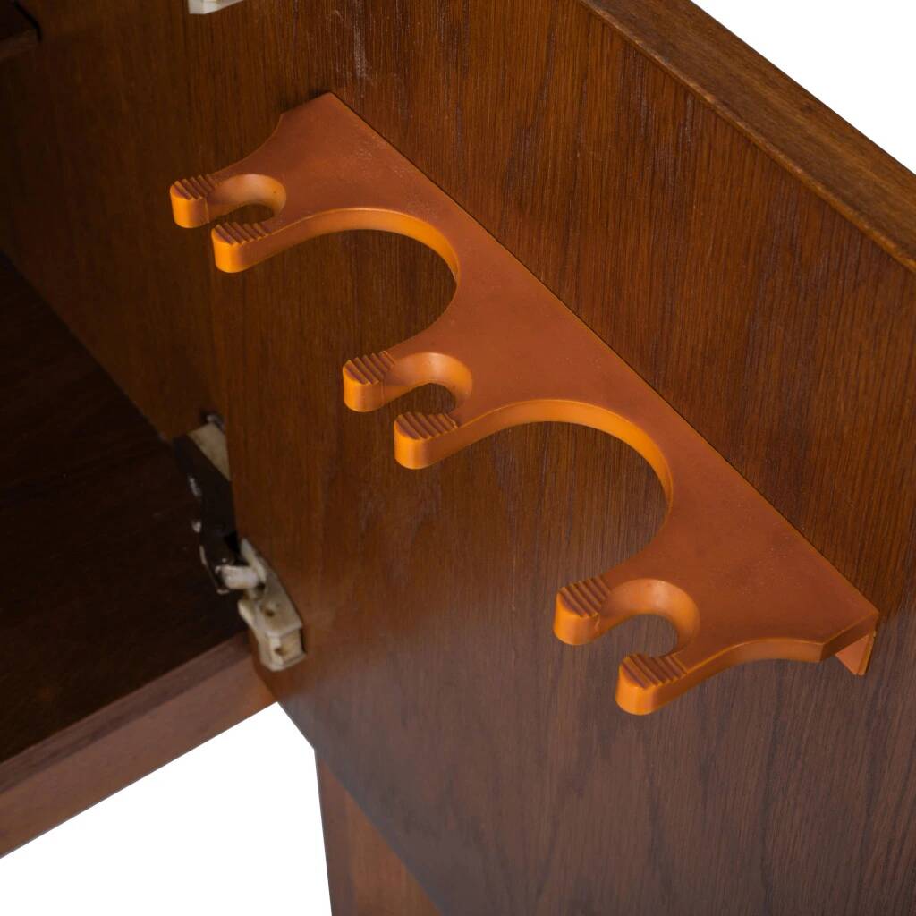 Scandinavian style wooden chest of drawers from the 1960s